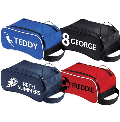 Personalised football boot - football, bag